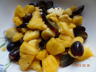 Thumbnail for Pineapple, Banana and Grapes Salad