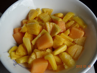 Thumbnail for Pineapple, Jackfruit, Rockmelon Salad (Yellow Delight)