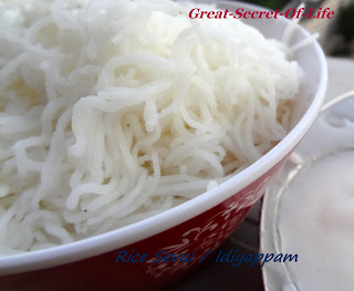 Thumbnail for Rice-coconut noodles (shevayi/idiyappam)