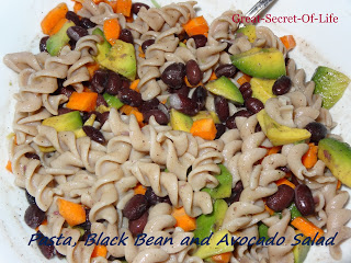 Thumbnail for Pasta Black Bean Avocado Salad