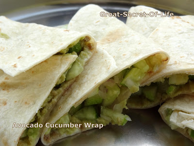 Thumbnail for Avocado Cucumber Wrap