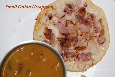 Thumbnail for Small Onion Uttappam (Murugan idli kadai style)