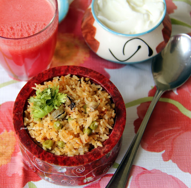 Thumbnail for Tomato Pulav (Briyani)