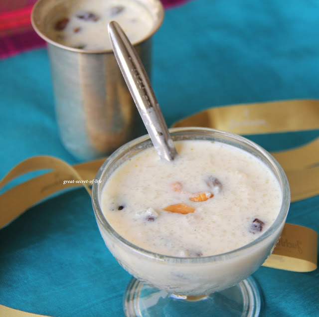 Thumbnail for Paal Payasam / Milk Kheer – Simple kheer recipes – Festival Recipes