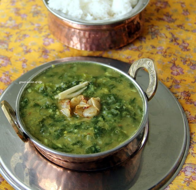 Thumbnail for Dal Palak / Spinach with Dal / Dhal palak