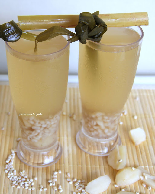 water chestnut barley drink