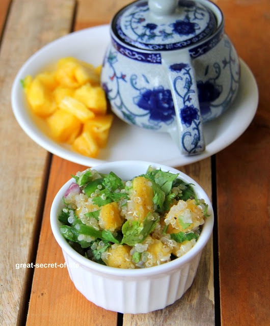 Thumbnail for Pineapple and quinoa salsa