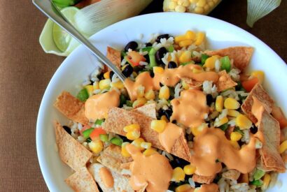 Thumbnail for Mexican Salad with Subway Style Chipotle Southwest Sauce – Homemade Southwest sauce – Kids friendly recipe – Salad recipes