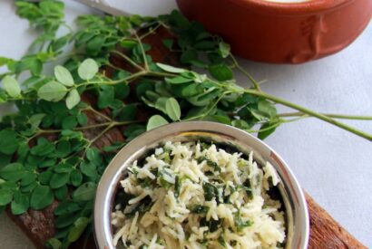 Thumbnail for Murungai keerai Rice Recipe –  Drumstick Leaves Rice Recipe – Moringa leaf Pilaf Recipe – Rice recipe – One pot meal