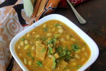 Thumbnail for Dal Dhokli Recipe – Healthy one pot meal – Vegan side dish – No Onion, Garlic dal