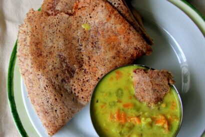 Thumbnail for Ragi Dosa recipe – Finger Millet dosa recipe – Healthy breakfast, Dinner recipe – Diabetic friendly recipe – South Indian Breakfast recipe