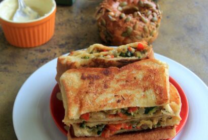 Thumbnail for zucchini Mayo Cheese Sandwich Recipe – Bread sandwich recipes – Kids friendly recipes – Snacks recipes – Lunch box recipes