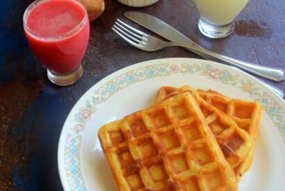Thumbnail for Sweet Potato Waffles – Breakfast / Brunch recipe – Kids friendly recipe