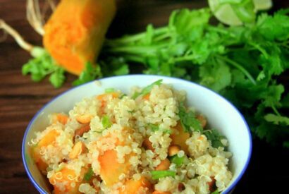 Thumbnail for Sweet Potato Quinoa Salad Recipe | Roasted Sweet Potato Quinoa Salad