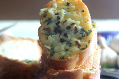 Thumbnail for Cheesy Garlic Bread – Crispy Garlic bread recipe – Starter recipes – Kids friendly Recipes