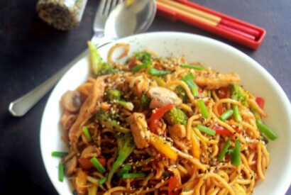 Thumbnail for Vegetarian chowmein recipe – Chow Mein Recipe – Step by step recipe – Diiner, lunch recipes – Noodles recipe