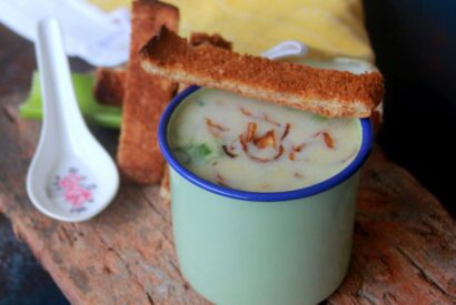 Thumbnail for Potato, Celery soup – Soup recipes – Starter Recipe – Kids friendly recipe – Party food