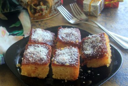 Thumbnail for Eggless Honey Cake Baking Indian Homemade recipe by Veena Theagarajan.