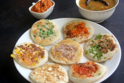 Thumbnail for Min Utthappam recipe – mini Uttapam recipe – Breakfast, dinner recipes – Dosa batter recipe
