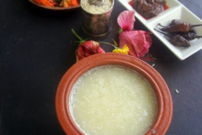 Thumbnail for Amma kanji recipe -Mariamman kovil rice porridge recipe – Amman kovil kanji recipe – Aadi festival recipes – Aadi kanji recipe – no onion, garlic recipes