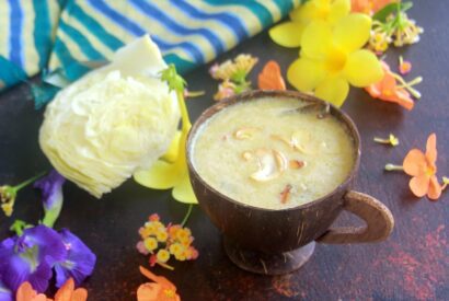 Thumbnail for cabbage kheer recipe – cabbage payasam recipe – Kheer recipes – Payasam recipes