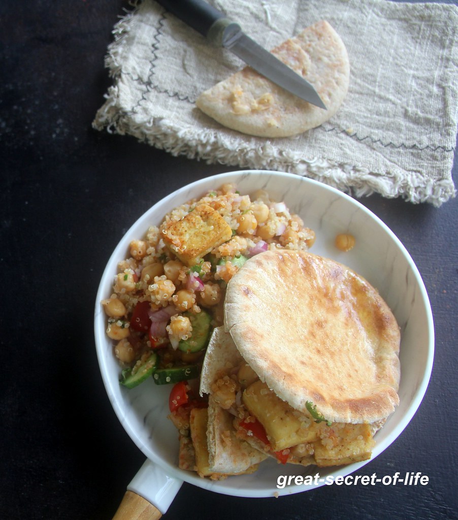 Thumbnail for Pita bread sandwich recipe – Breakfast recipe – sandwich recipe – Vegan pita bread sandwich recipe – breakfast, dinner recipes