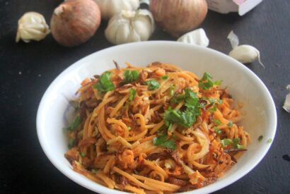 Thumbnail for Veg Atho recipe – Atho Burmese noodles recipe – Noodles recipes – Kids friendly recipe