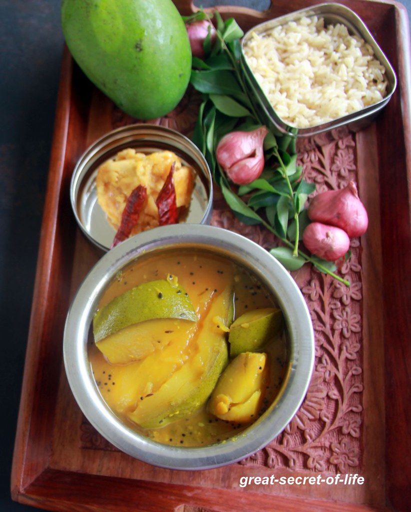 Thumbnail for Raw Mango Sweet Sambar with Toor Dal Recipe