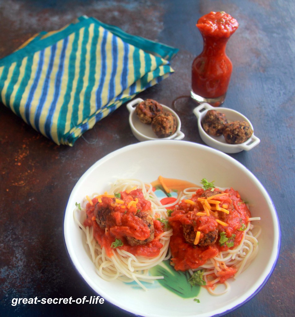 Thumbnail for Veg Meatball Pasta recipe – Pasta meatless meatball recipe – Pasta recipes