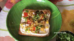 Dahi bread chaat | kitchensrecipe.com