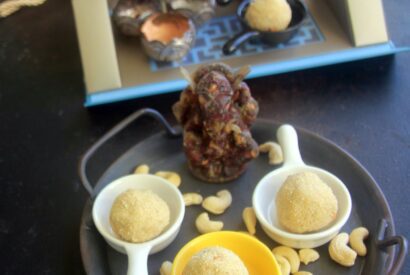 Thumbnail for Rawa (Rava) Urundai (balls) with Jaggery  – Rava Ladoo with Jaggery  – Rava Laddu with Jaggery – Healthy Sweet recipes